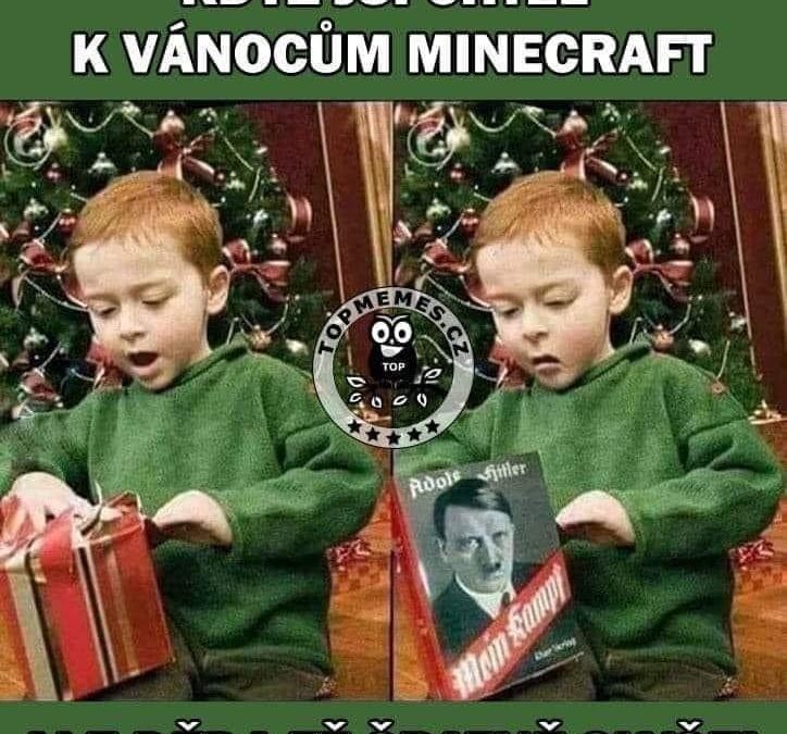 Když jsi chtěl k Vánocům Minecraft