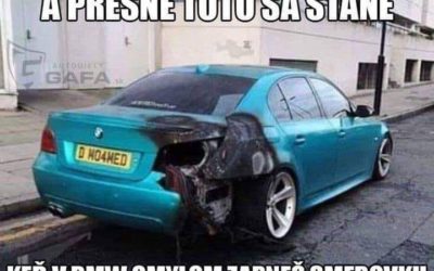 Už jste někdy viděli BMW odbočovat?