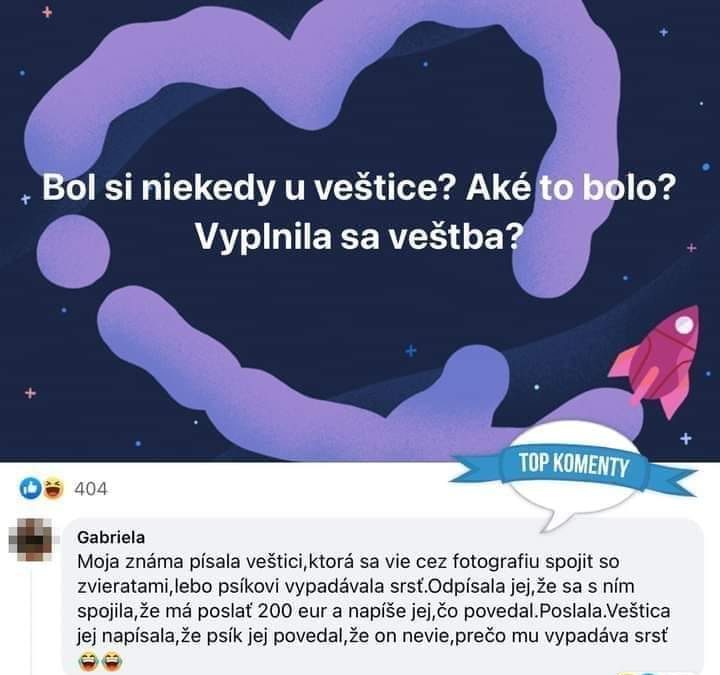 Byli jste někdy u věštkyně?