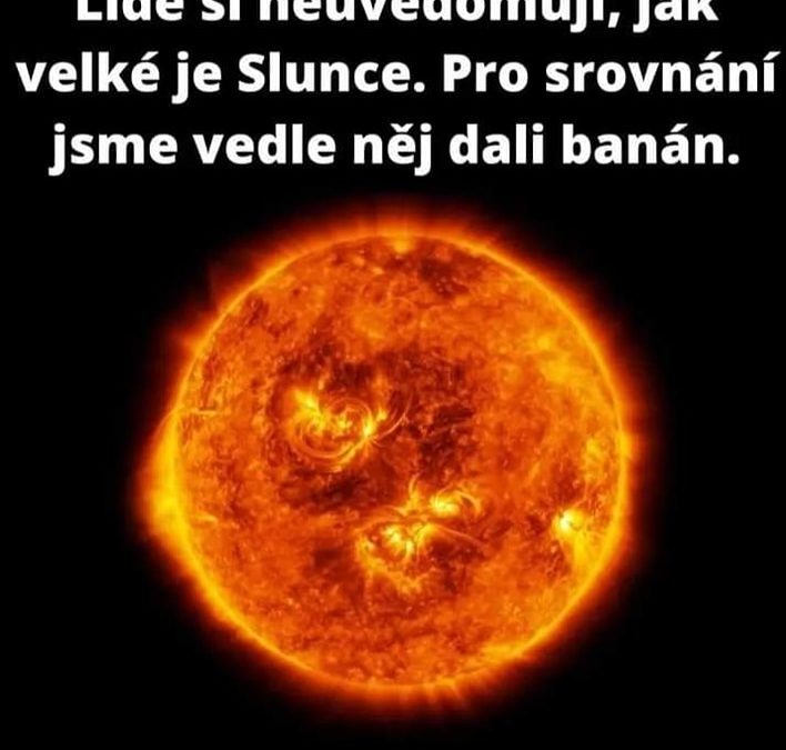 Jak velké je slunce