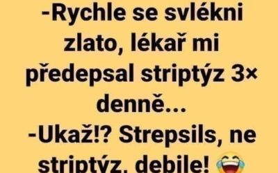 Striptýz 3x denně