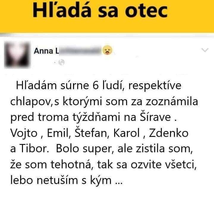 Hledá se otec